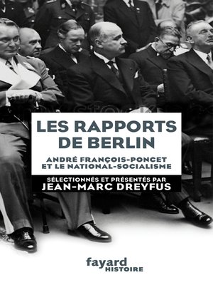 cover image of Les rapports de Berlin